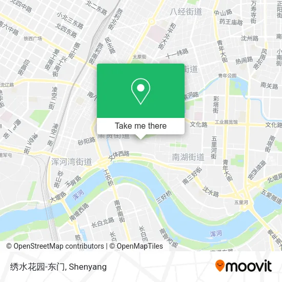 绣水花园-东门 map