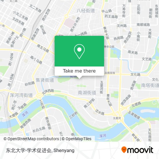 东北大学-学术促进会 map