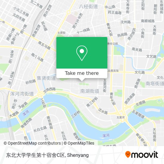 东北大学学生第十宿舍C区 map