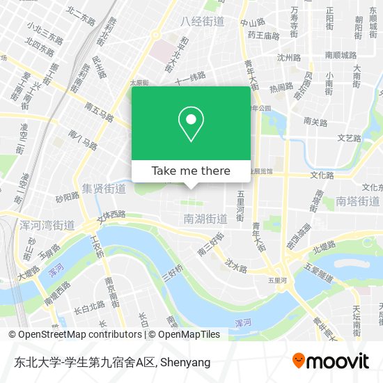 东北大学-学生第九宿舍A区 map