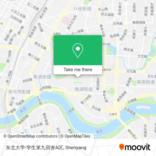 东北大学-学生第九宿舍A区 map