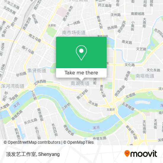 顶发艺工作室 map
