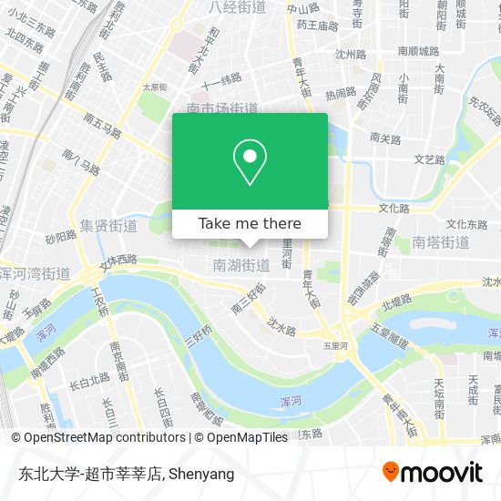 东北大学-超市莘莘店 map