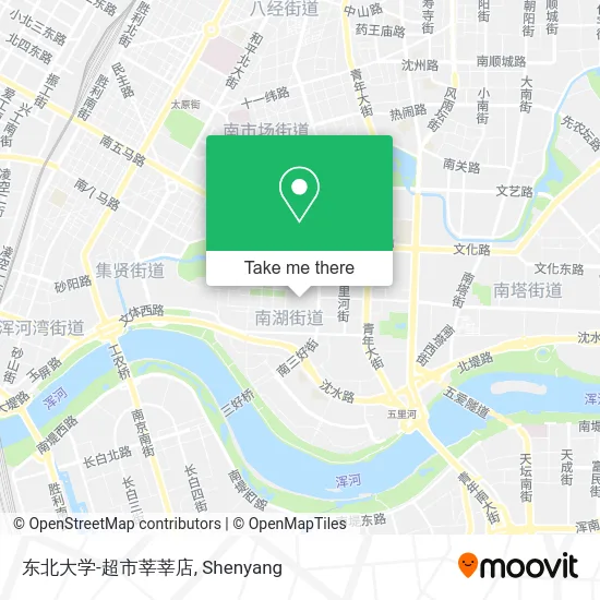东北大学-超市莘莘店 map