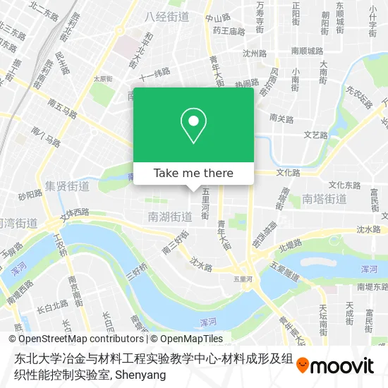 东北大学冶金与材料工程实验教学中心-材料成形及组织性能控制实验室 map