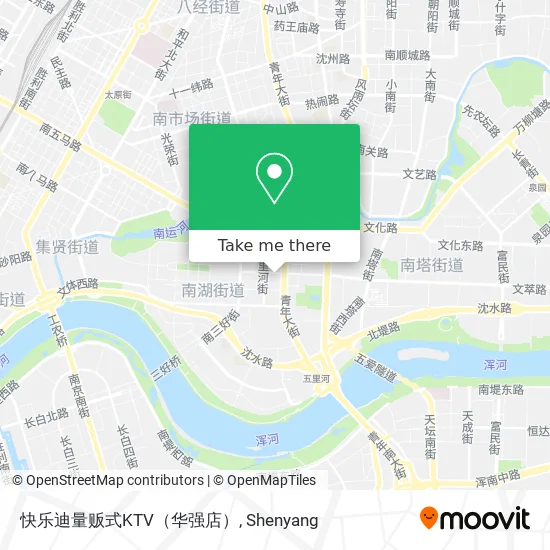 快乐迪量贩式KTV（华强店） map