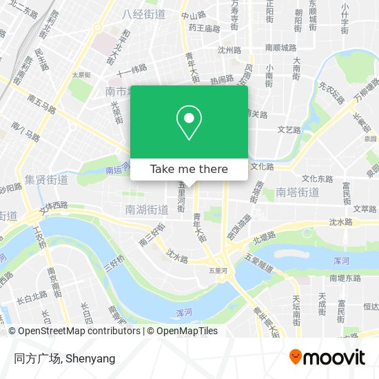 同方广场 map