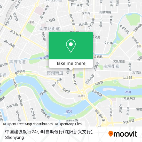 中国建设银行24小时自助银行(沈阳新兴支行) map
