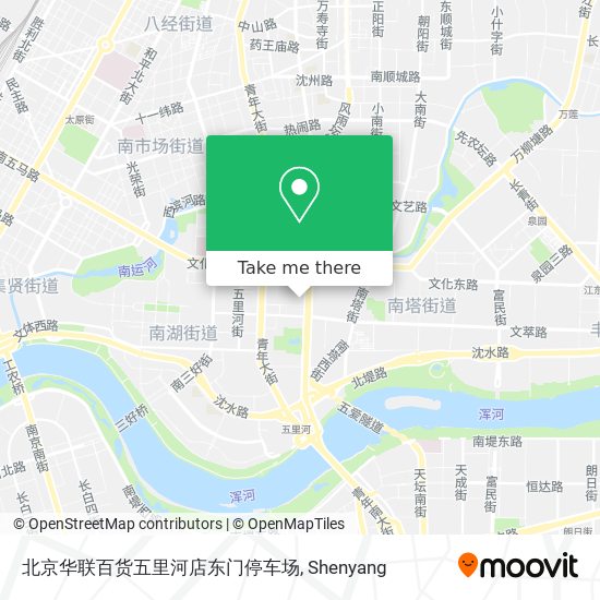 北京华联百货五里河店东门停车场 map