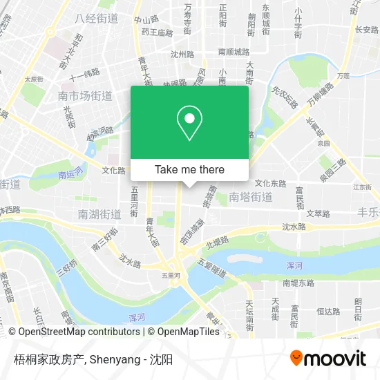 梧桐家政房产 map