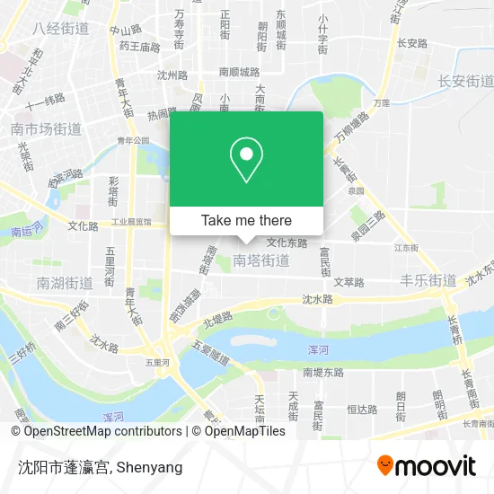 沈阳市蓬瀛宫 map
