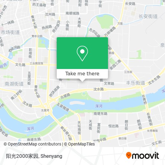 阳光2000家园 map