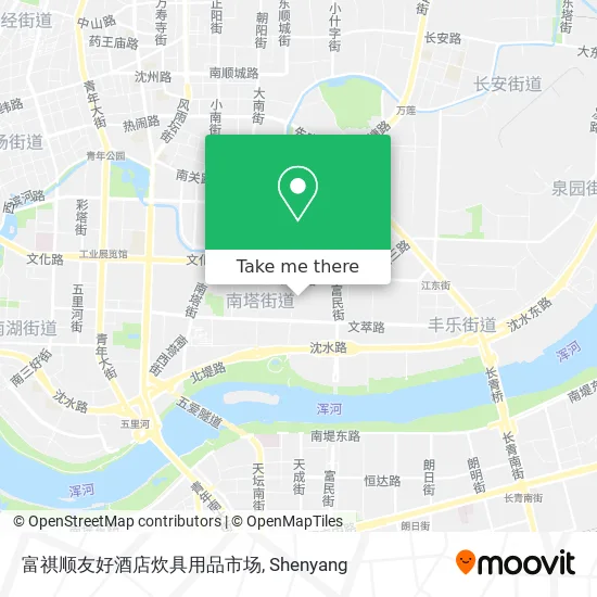 富祺顺友好酒店炊具用品市场 map