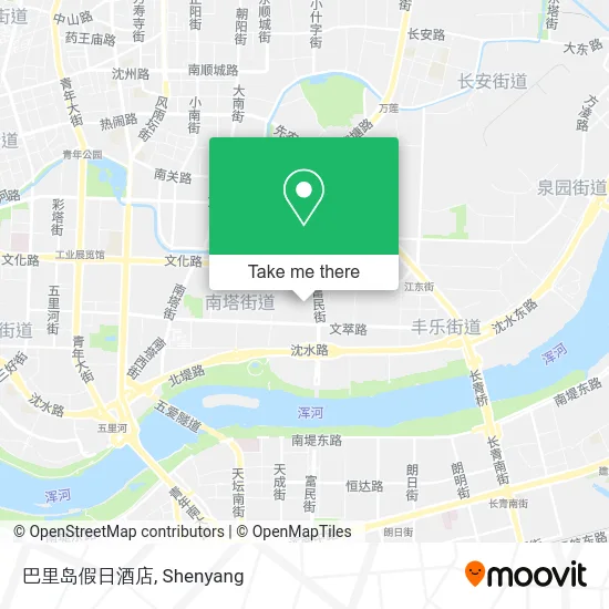巴里岛假日酒店 map