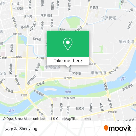 天坛园 map