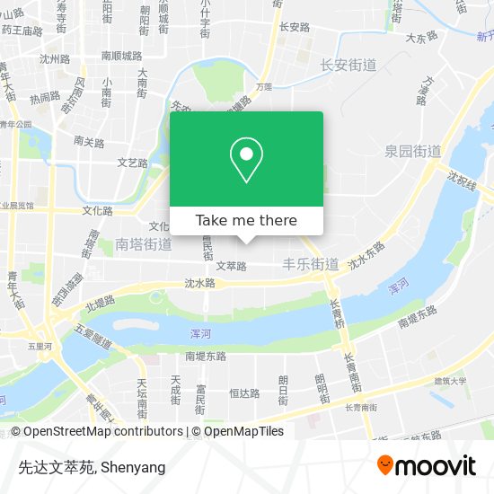 先达文萃苑 map