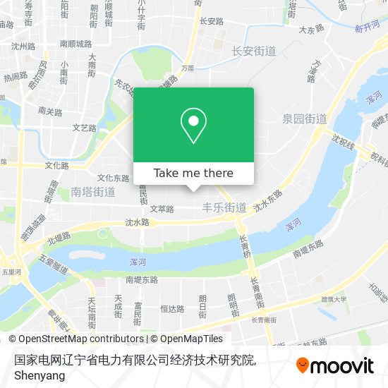 国家电网辽宁省电力有限公司经济技术研究院 map