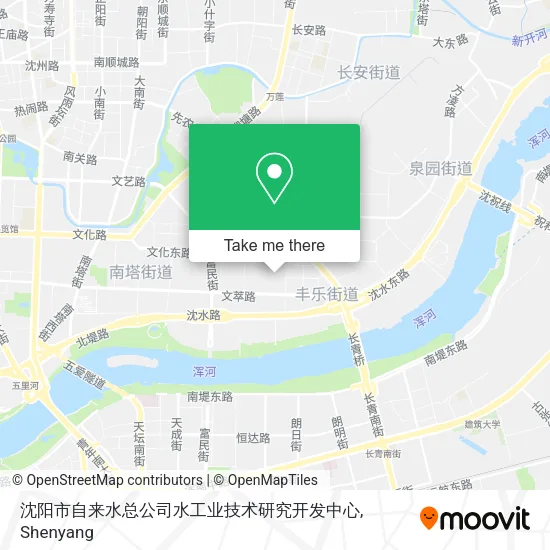 沈阳市自来水总公司水工业技术研究开发中心 map