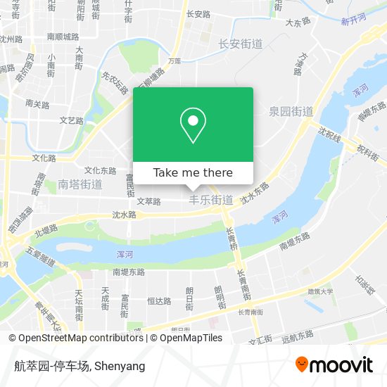 航萃园-停车场 map