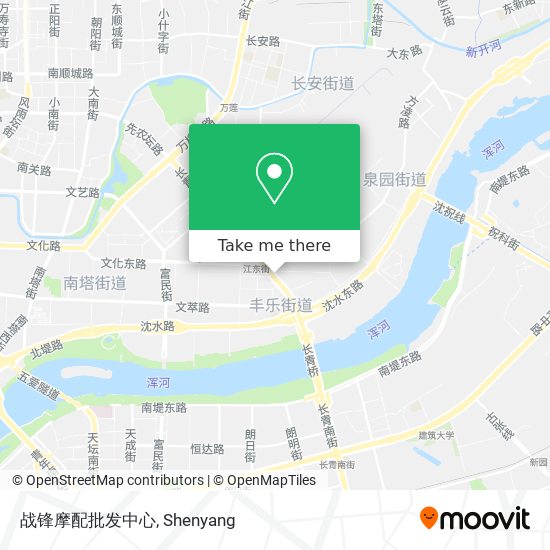 战锋摩配批发中心 map