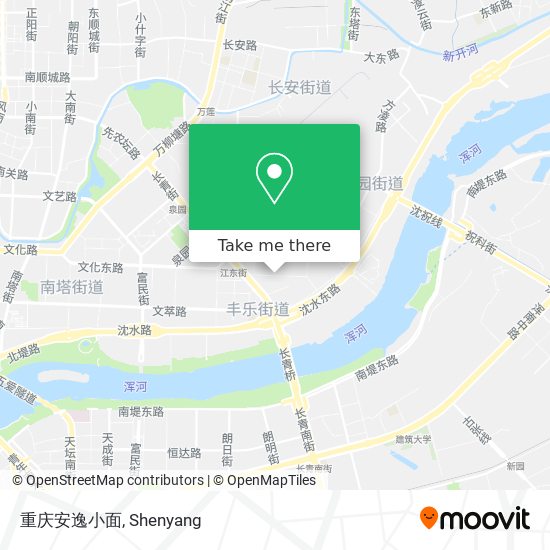 重庆安逸小面 map