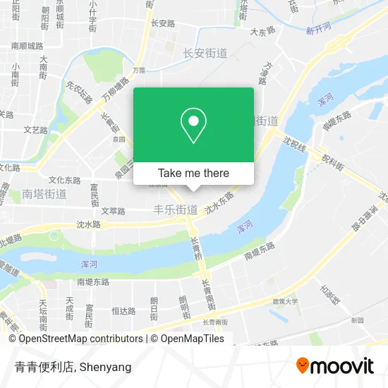 青青便利店 map