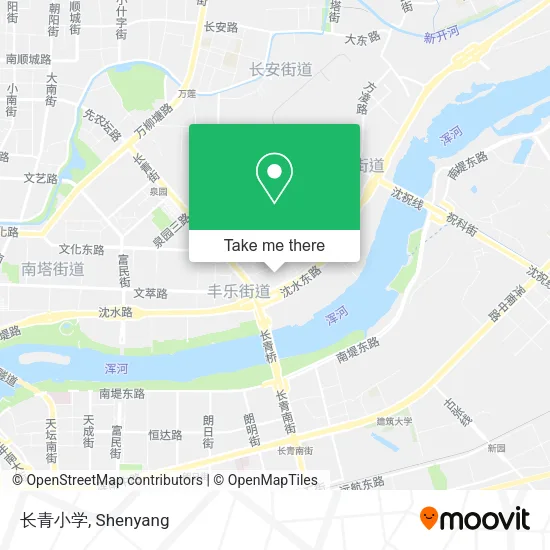 长青小学 map