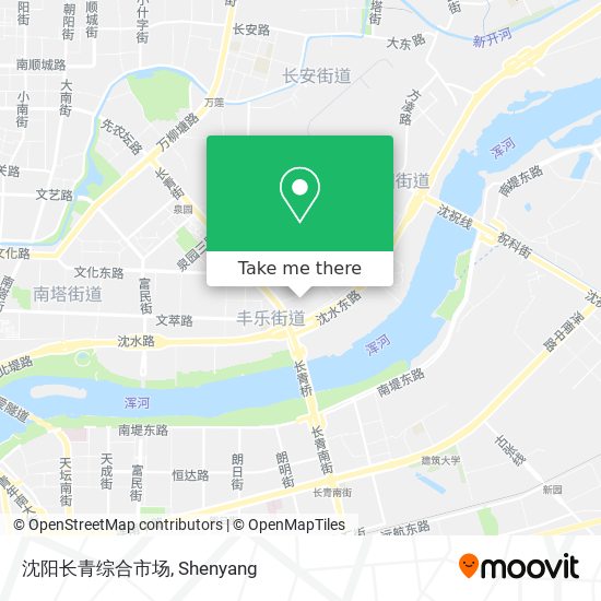 沈阳长青综合市场 map