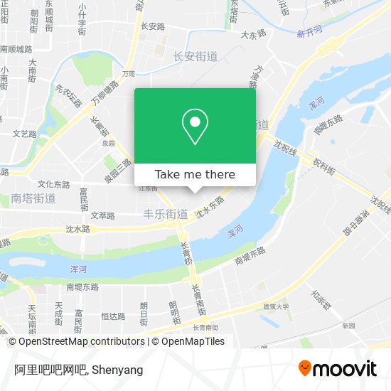 阿里吧吧网吧 map