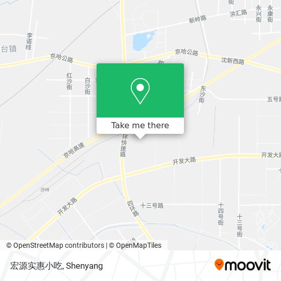 宏源实惠小吃 map