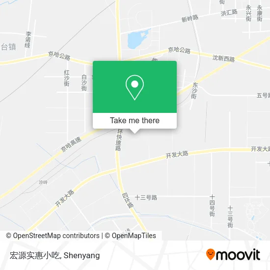 宏源实惠小吃 map