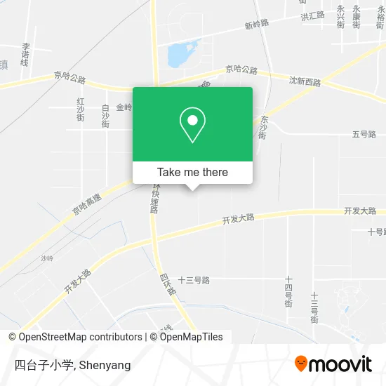四台子小学 map