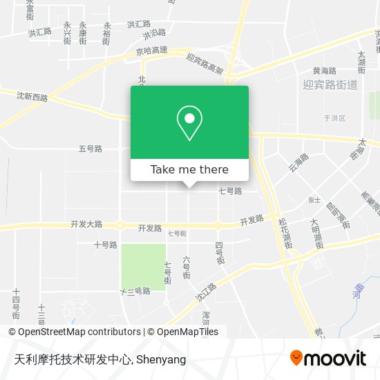天利摩托技术研发中心 map
