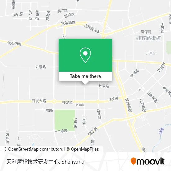 天利摩托技术研发中心 map