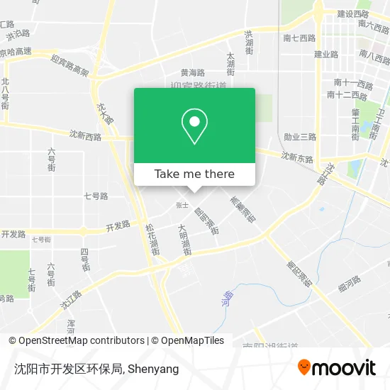 沈阳市开发区环保局 map