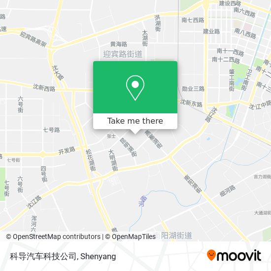 科导汽车科技公司 map