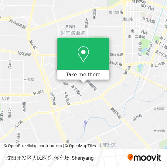 沈阳开发区人民医院-停车场 map
