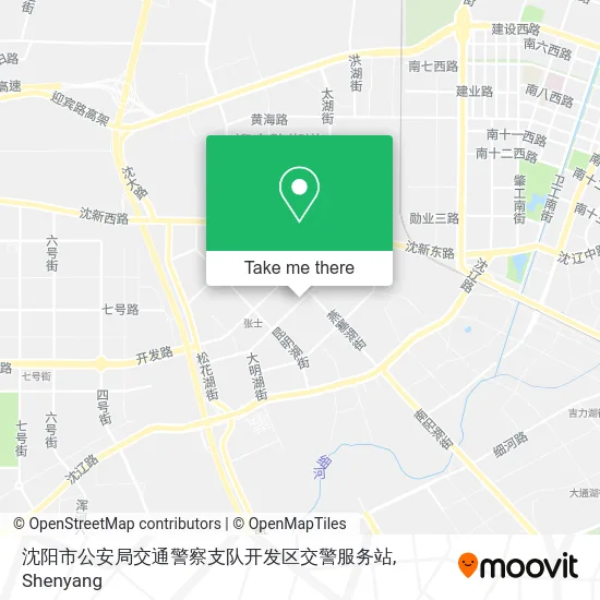 沈阳市公安局交通警察支队开发区交警服务站 map