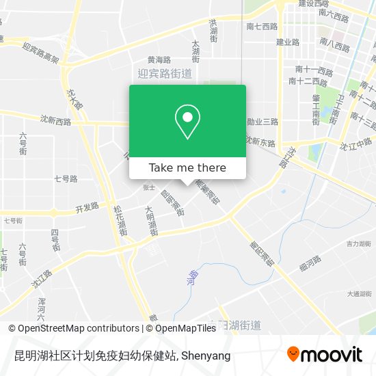 昆明湖社区计划免疫妇幼保健站 map