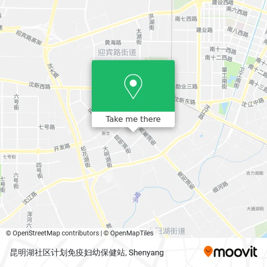 昆明湖社区计划免疫妇幼保健站 map