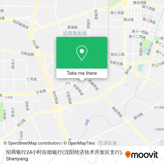 招商银行24小时自助银行(沈阳经济技术开发区支行) map