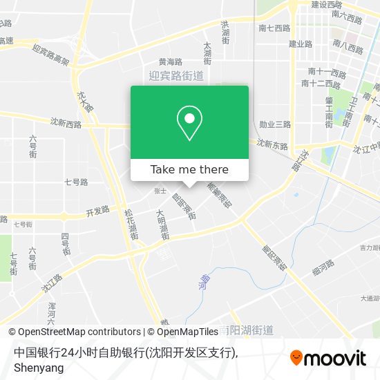 中国银行24小时自助银行(沈阳开发区支行) map