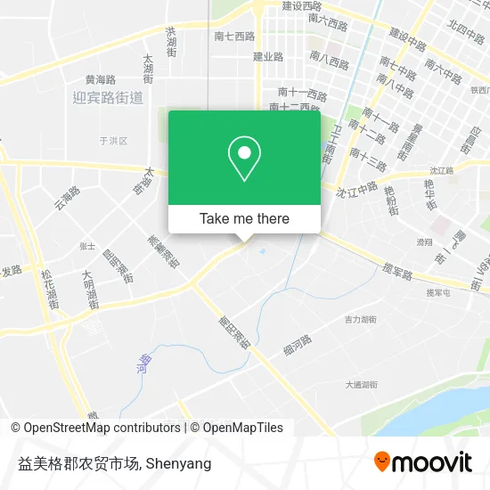 益美格郡农贸市场 map