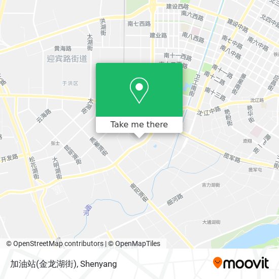 加油站(金龙湖街) map