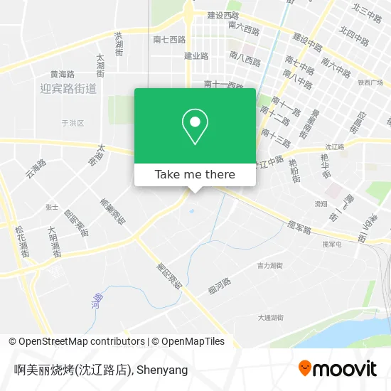 啊美丽烧烤(沈辽路店) map