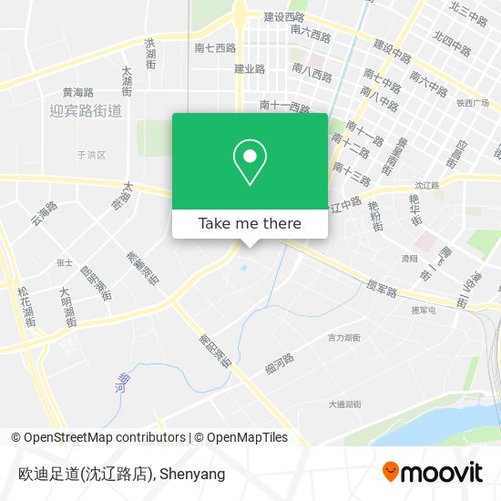 欧迪足道(沈辽路店) map