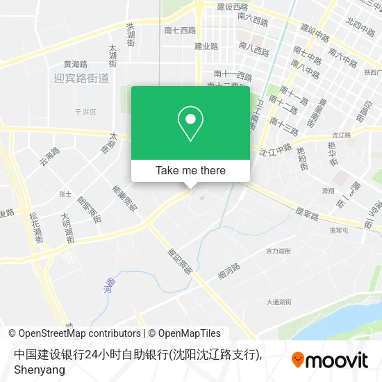 中国建设银行24小时自助银行(沈阳沈辽路支行) map