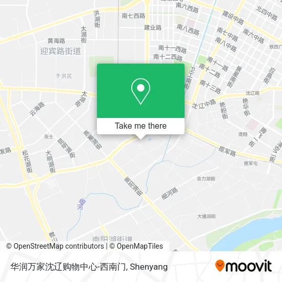 华润万家沈辽购物中心-西南门 map