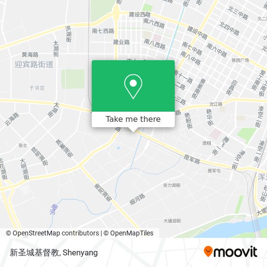 新圣城基督教 map