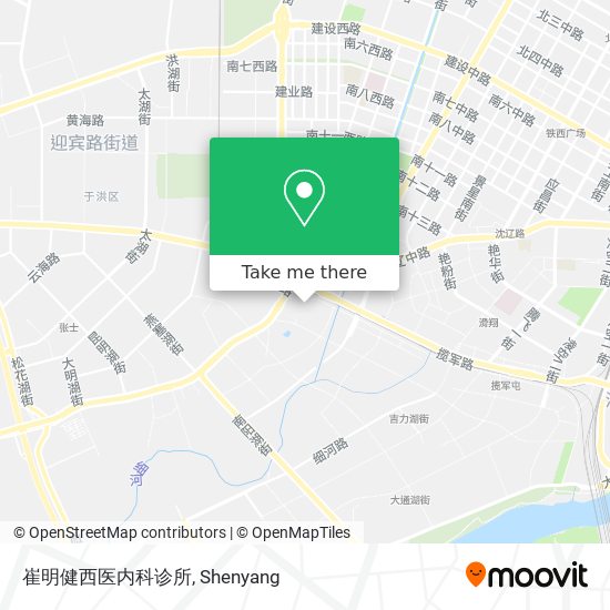 崔明健西医内科诊所 map